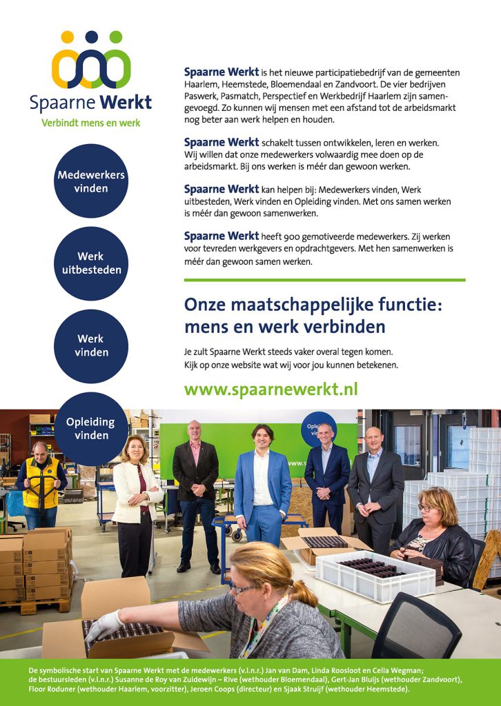 spaarne werkt start-advertentie